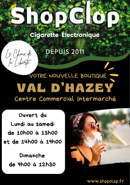 Ouverture nouvelle boutique