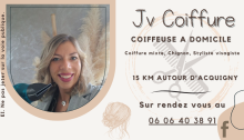 Coiffure à Domicile 15 Km autour d'Acquigny JV Coiffure